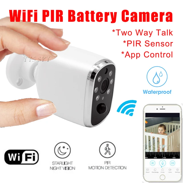 $US $46.99  Wifi IP Mini Camera Surveillance Webcam PIR Night Vision Motion Sensor 720P HD Video Two Way Voice 