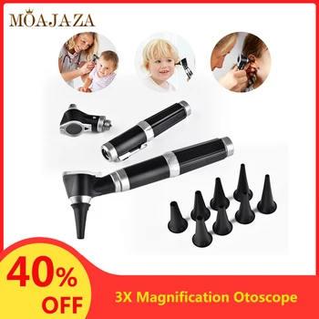 

Professional Otoscope Medical Ophthalmoscope Led ENT Ear Care Examination Kit Diagnostic Rotatable 3X Magnification Ear Camera