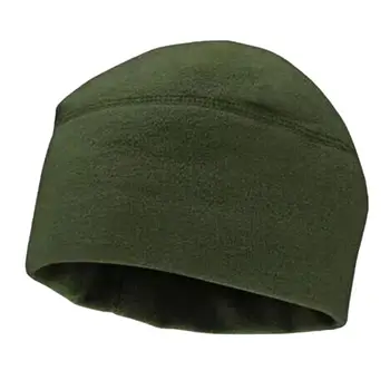 

Unisex Winter Soft Warm Watch Cap Solid Color Polar Fleece Thickened Military Army Beanie Hat Windproof Outdoor Caps