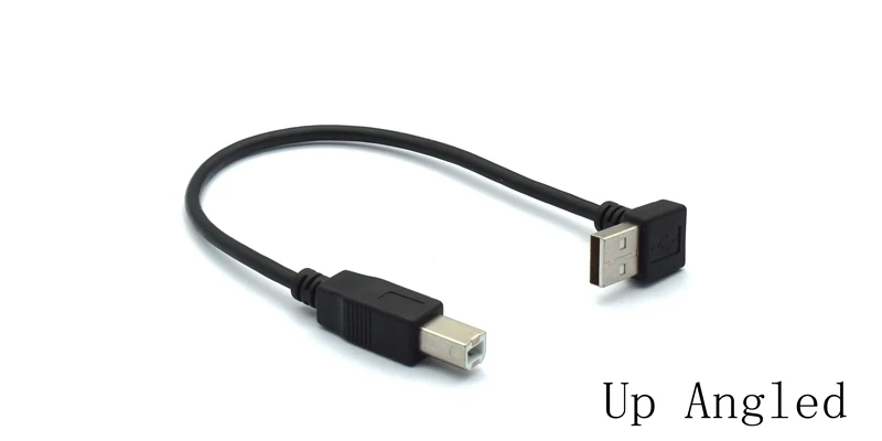 90 Degree Bend Type B Male to Up/Down Angled USB 2.0 Cable (20cm) for Printer, Scanner, Hard Disk Description Image.This Product Can Be Found With The Tag Names Computer Cables Connecting, Computer Peripherals, PC Hardware Cables Adapters, Usb up down bend