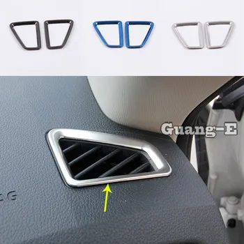 

For Skoda Kodiaq 2017 2018 2019 2020 Car Garnish Frame Lamp Trim Front Air Conditioning Outlet Vent Molding 2pcs