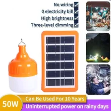 Solar LED Emergency Light Rechargeable Bulb Solar Bulb