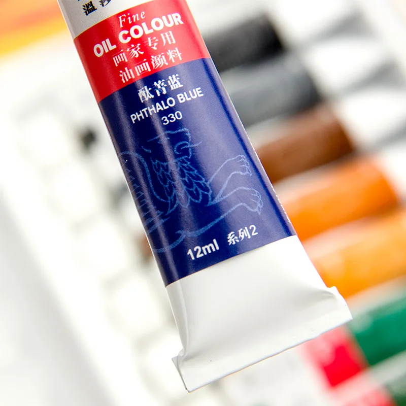 Winsor & Newton WINTON Ölmalfarben Geschenkset, 12 Farben