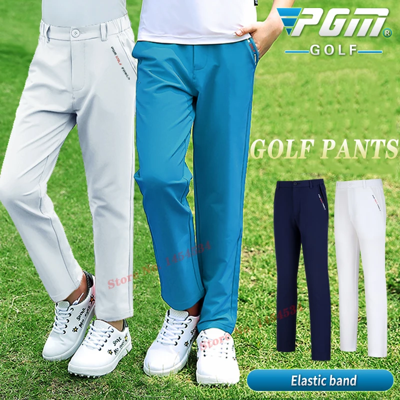 Отправить носки! Профессиональная одежда для гольфа для мальчиков; детские дышащие брюки ; сезон осень-зима; Стрейчевые Спортивные Повседневные брюки ; облегающие M-XXL