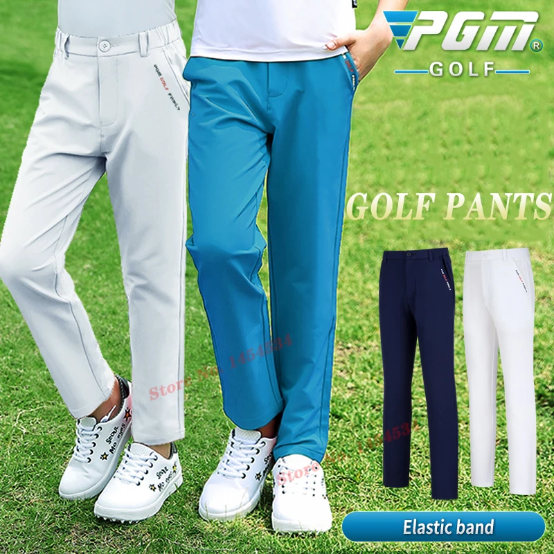 Waterproof Boys Golf Clothing Children's Summer Breathable Long Pants