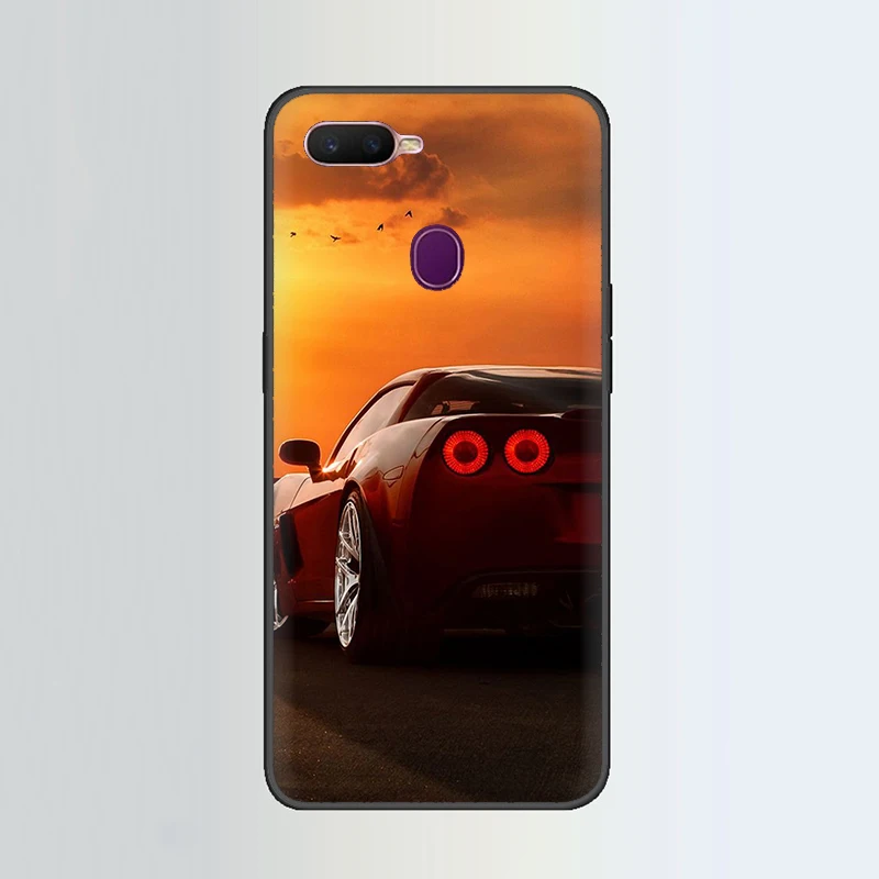Cool sports car Silicone phone case for OPPO A1K A5 A9 Reno Z 2 10X Realme 2 A5 3 5 Pro Q X Lite - Color: B2