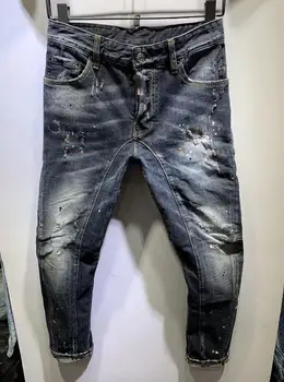 

NEW Men Jeans Ripped for Men Skinny DSQ D2 Jeans Pants Men Jeans Zipper Outwear Man Pants 1 order