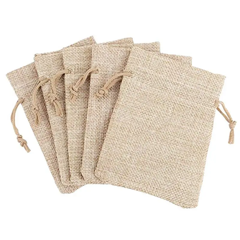 

Burlap Bags with Drawstring 3.9x5.1inches 24 Pack Jute Gift Bag for Wedding Party Jewelry Pouch and DIY Craft (Flaxen,3.9x5.1inc