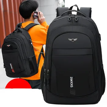 

New Fashion Men's Backpack Bag Male Polyester Laptop Backpack Computer Bags High School Student College Students Bag Male