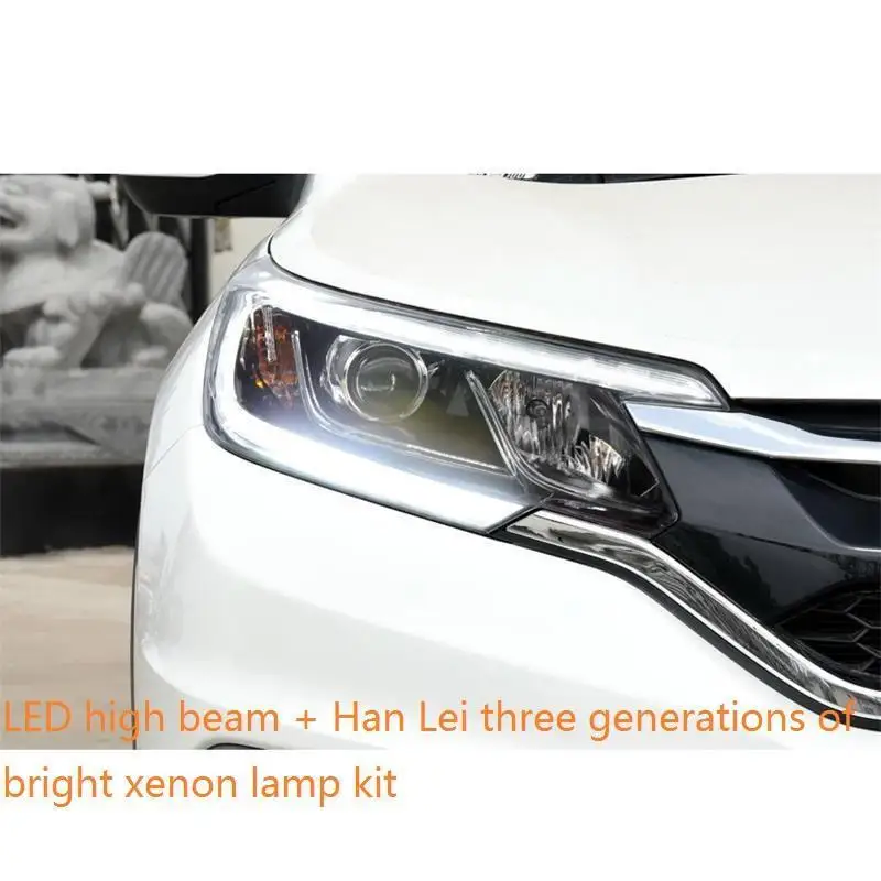 Number 5 Дневные ходовые огни в сборе Cob части Drl наружные Neblineros Led Para авто освещение фары 15 16 17 для Honda CRV - Цвет: Number 5