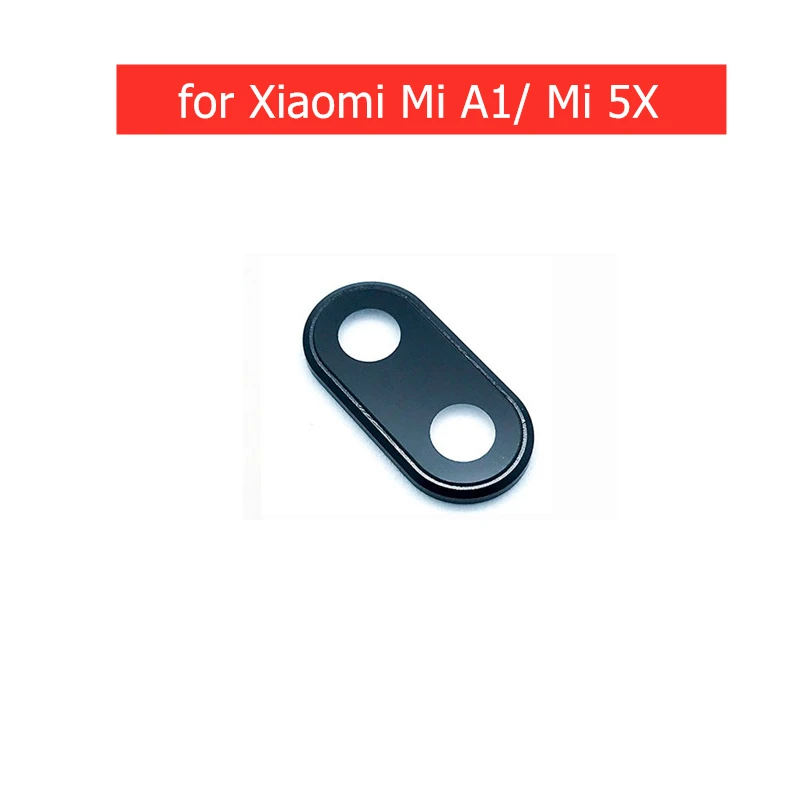 Для Xiaomi Mi A1/ 5X задняя камера стеклянный объектив с рамкой держатель 3M клеем Замена