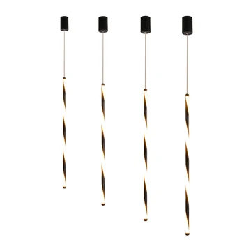 

Nordic Minimalist Restaurant Bar Bedroom Pendant Living Room Background Wall Decoration Bedside Table Long Hanging Wire Lamp