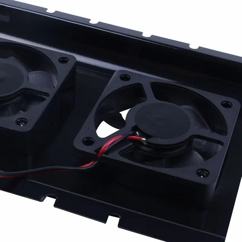 Черный 3,5 SATA IDE жесткий диск HDD 2 Вентилятор Кулер для ПК