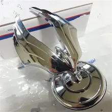 Подлинная капот Толстовка знак эмблема значок для Ssangyong Chairman 2012+ передняя крышка двигателя стоящий Крылья Логотип