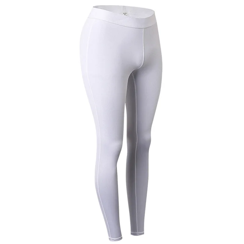 Fanceey, анти микробное термобелье для женщин, быстросохнущие кальсоны для женщин, вторая кожа, зимние женские термо-комплекты нижнего белья - Цвет: 2020 White Pants