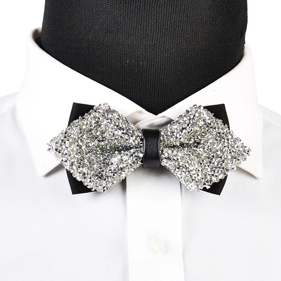 Модный роскошный Алмазный галстук-бабочка, блестящие хрустальные стразы, мужской галстук-бабочка для смокинга, треугольник, регулируемый, для свадебной вечеринки, подарок - Цвет: Type 54266