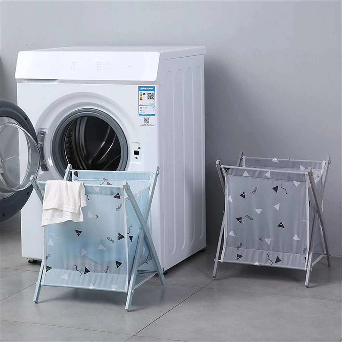 LAUNDRY BASKET WASHING CLOTHES STORAGE HAMPER BAG BIN LARGE FOLDING COLLAPSIBLE