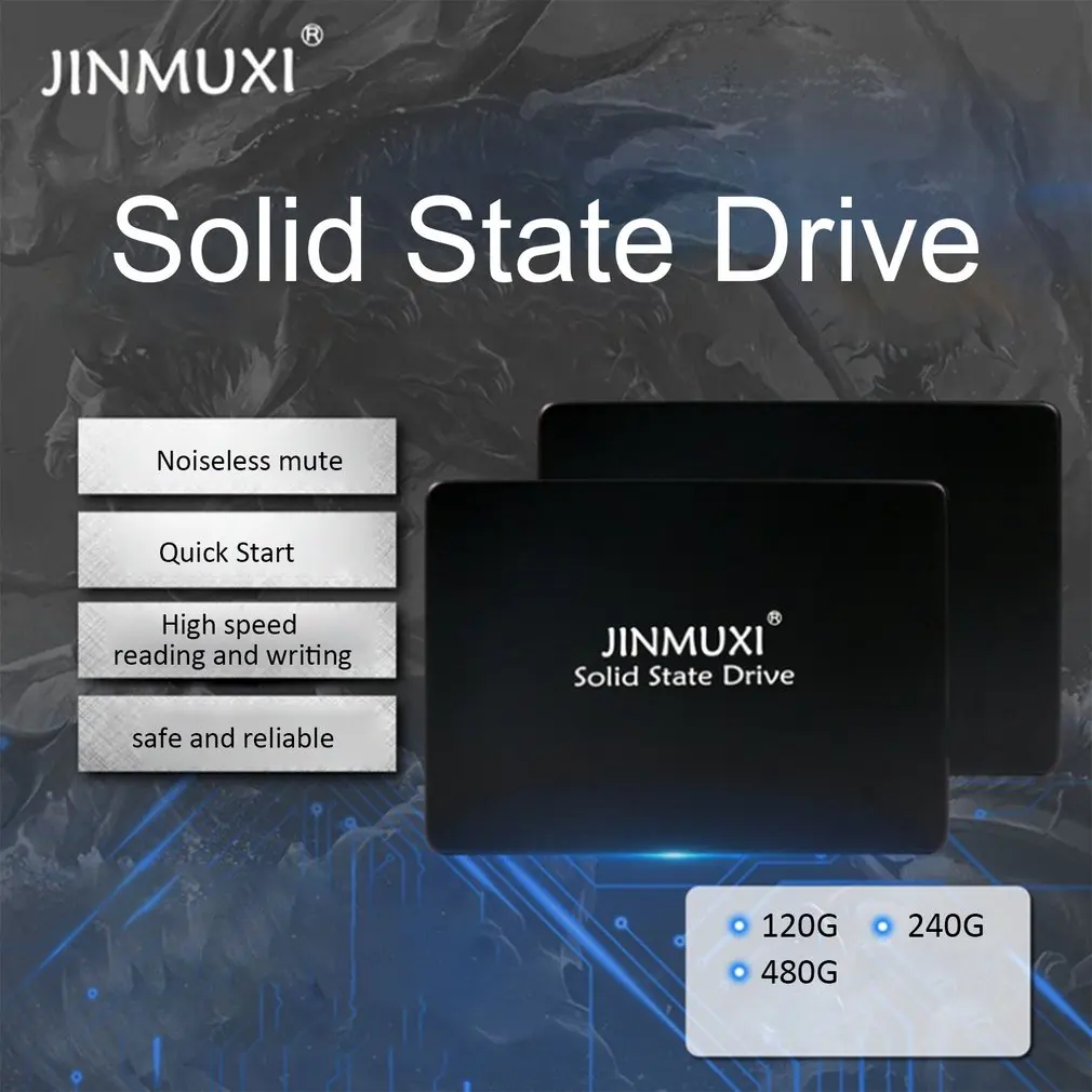 120G 240G 480G SSD твердотельный накопитель SATA3 интерфейс Настольный Ноутбук Универсальный