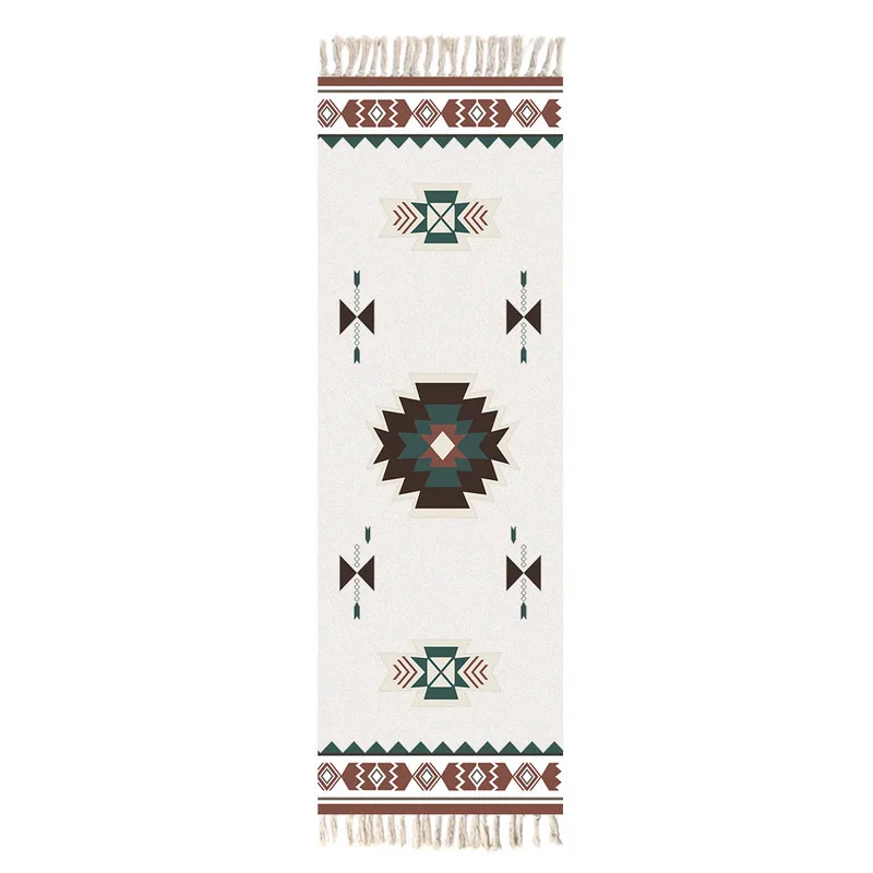 H09 Этнический ковер для спальни, пол, Длинные полосы, ковры геометрической формы для гостиной, большой хлопок, Восточный декор, гобелен - Цвет: H09