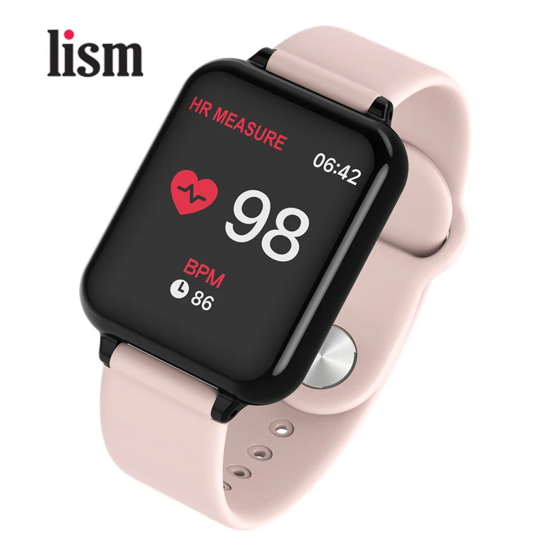 

Top B57 PK IWO Women Men Smart Watch Waterproof Sport Smartwatch Heart Rate Monitor Blood oxygen Functions For IOS Android phone