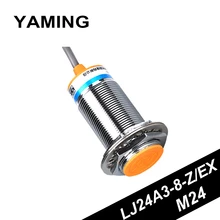 Metal Proximity Switch Inductance Type Induction Sensor M24 DC Two Line Normally Open 36V Strong Conductivity LJ24A3-8-Z/EX Metal Proximity Switch Inductance Type Induction Sensor M24 DC Two Line Normally Open 36V Strong Conductivity LJ24A3-8-Z/EX
