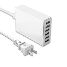 6-Порты и разъёмы USB Зарядное устройство 10A 50 Вт зарядная станция для рабочего стола Travel Hub универсальная usb-зарядка для всех смартфонов