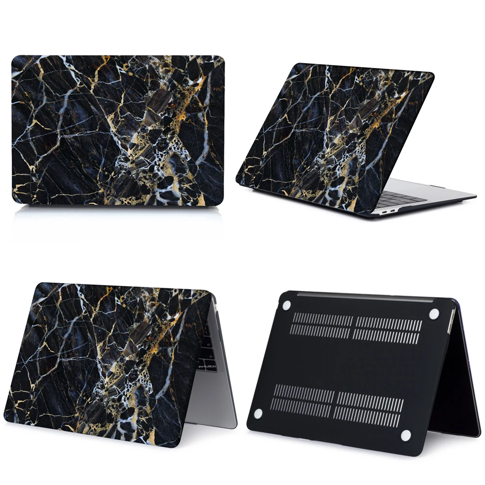 Мраморный чехол для ноутбука Macbook Touch ID Air 13 A1932 Pro retina 12 13 15 A2159 Новая сенсорная панель для Macbook Air 13+ крышка клавиатуры - Цвет: 023