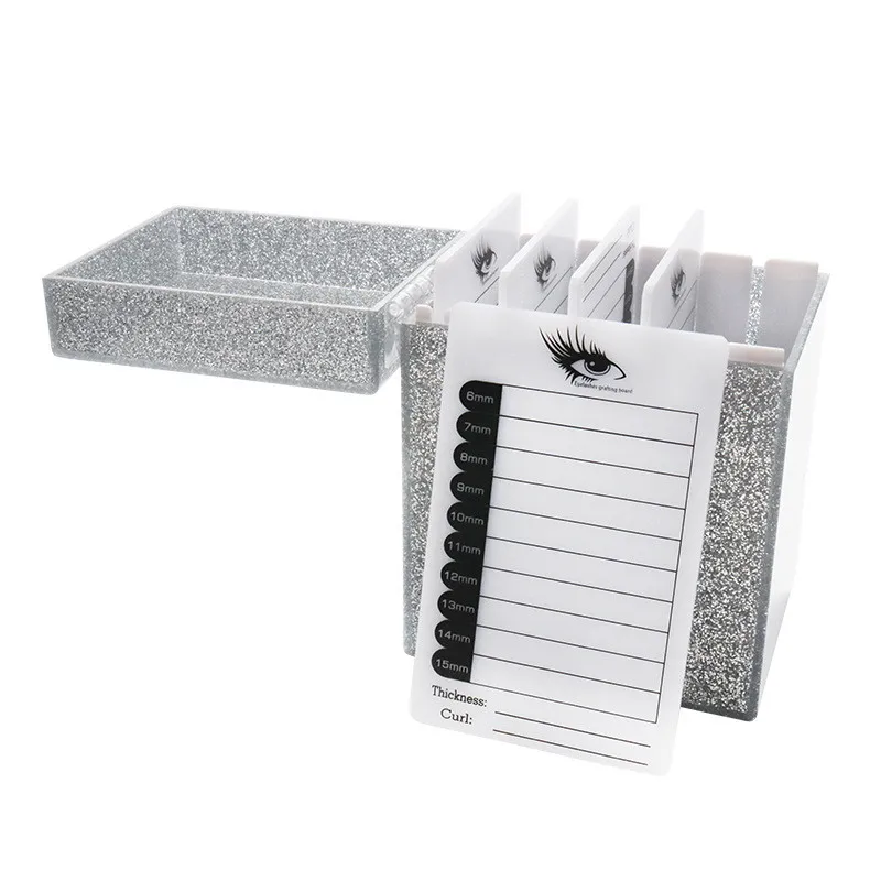 5 слойная акриловая коробка для хранения ресниц контейнер макияжа держатель