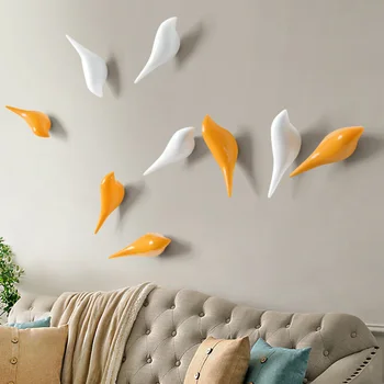 

Home Wall Bird Decoration Animal Hooks Behind The Bedroom Door Universal Hook Strong Sticky Clothes Hooks Single Bags Key Hook