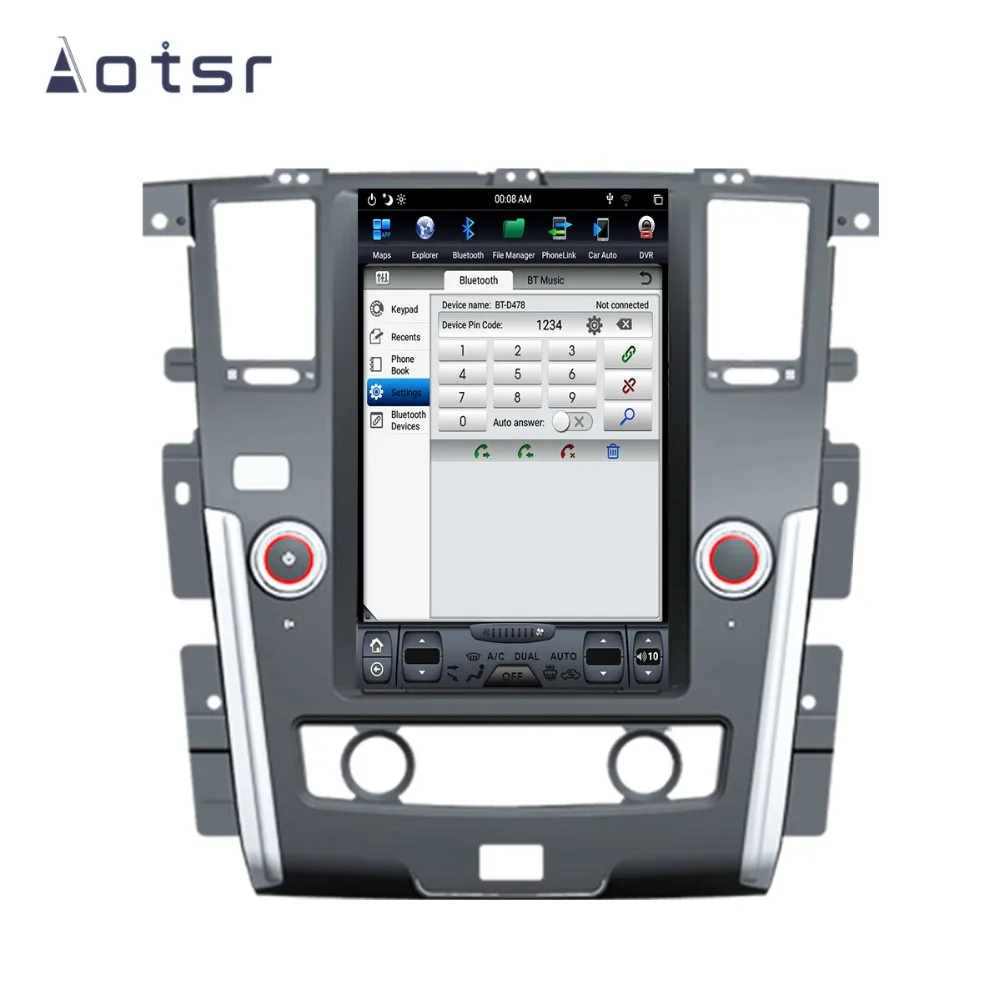 PX6 Android 9 Tesla стиль автомобильный dvd-плеер gps навигация для Nissan Patrol 2010 Авто Радио стерео Мультимедиа Плеер головное устройство
