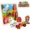 Wooden Extra-large Theme Puzzles Children Fun Toys Novel and Playable 2