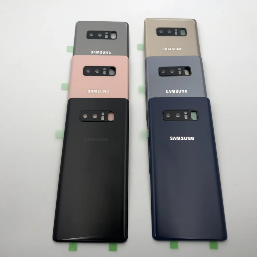 Заднее стекло для Samsung Galaxy Note 8 N950 N950F N9500 SM задняя крышка аккумулятора замена