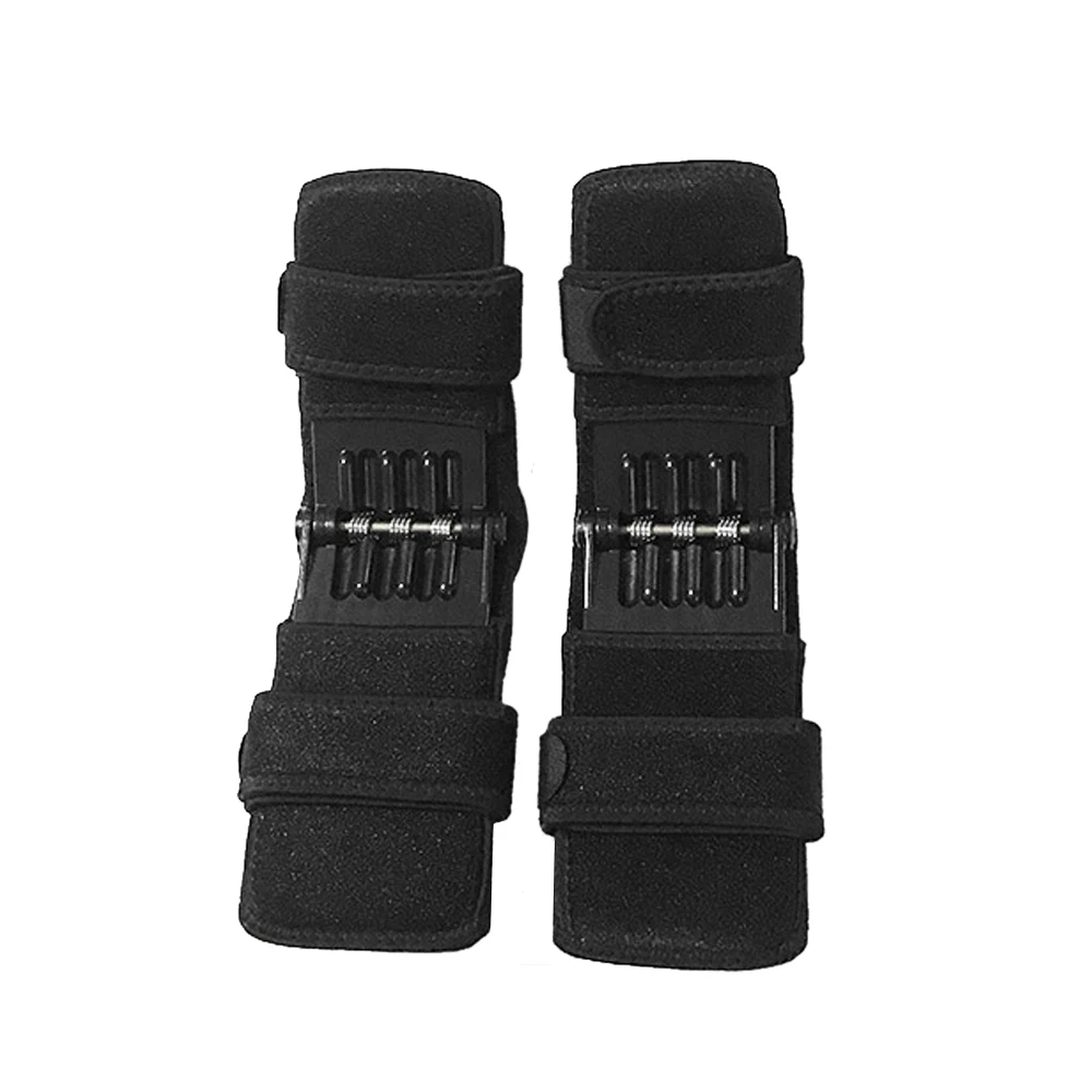 1 Pair Knee Protection Booster Spring Force Leg Knee Band for Sports Hiking Climbing Training Squat Reduces Soreness