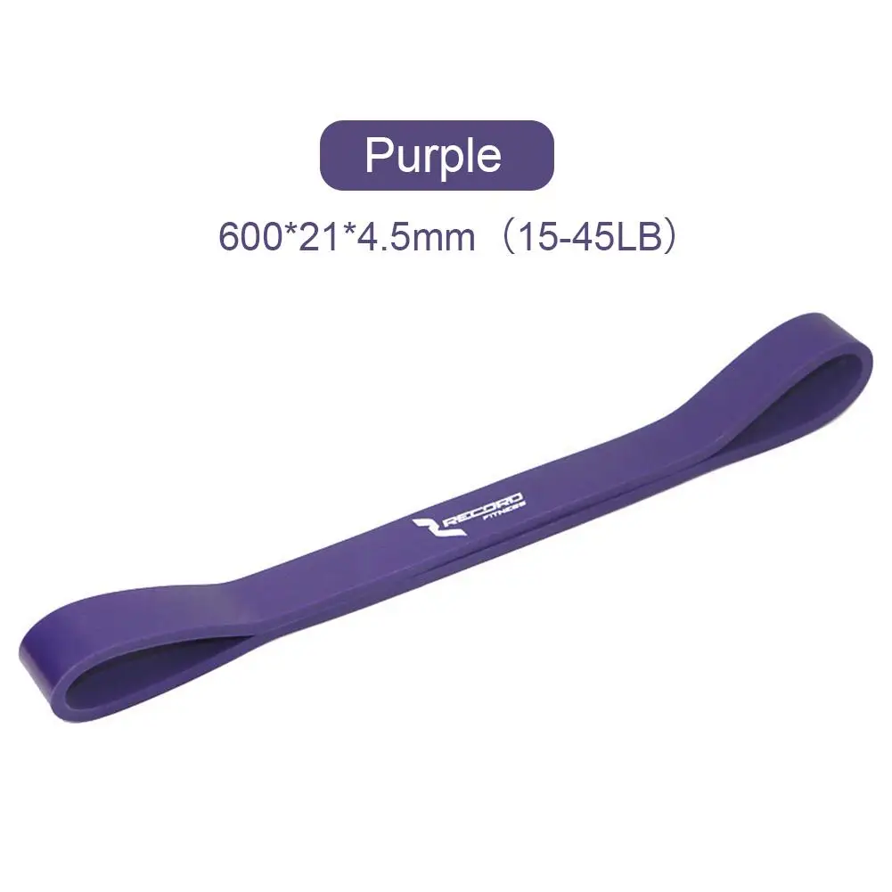 Натуральные латексные эластичные спортивные Эспандеры Кроссфит силовая подтяжка для тренажерного зала, йоги, петли, оборудование для фитнеса - Цвет: Purple
