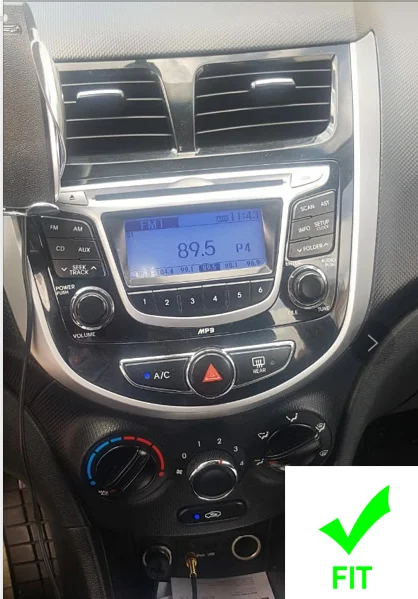 Top 7" Android 9.0 OS Car DVD Multimedia GPS Radio for Hyundai i25 2010-2017 & Hyundai Verna 2010-2017 & Hyundai Grand Avega Hatchback 2011-2016 0