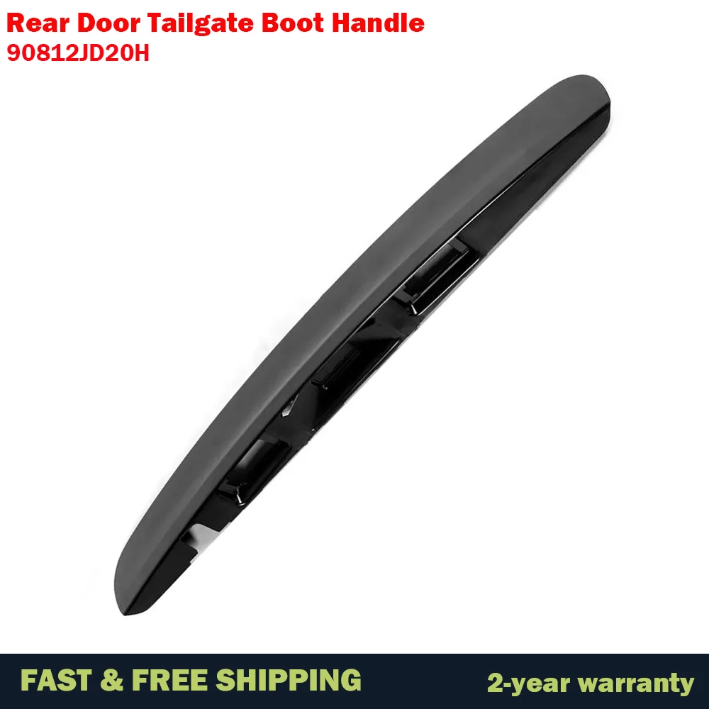 RearTailgateBootHandleForNissanQashqaiJ10JJ10Black90812JD20H