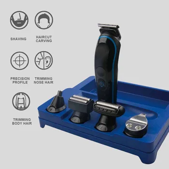

5 in 1 Electric Hair Trimmer Professional Rechargeable Washable Hair Cutting Machine Beard Trimer For Men Barber Hair Clipper