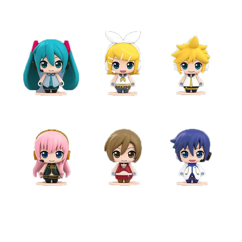 Gacha кагамин Рин Len Megurine Luka MEIKO VOCALOID KAITO Hatsune Miku Q версия серии фигурные украшения |