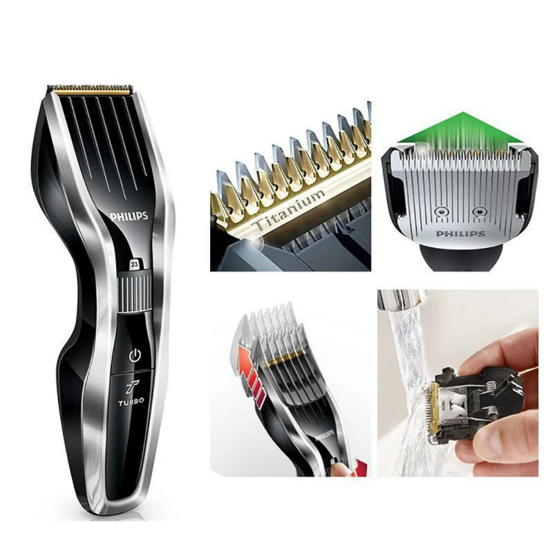 Philips Hair Clipper HC5450 Electric Shaver with Rechargeable Washable Titanium Alloy Blade