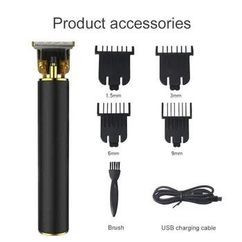 

Rechargeable Electric Hair Clipper Cordless Trimmer Men 0mm Baldheaded Hair Cutter Hair Cutting Machine Barber Barbershop Shaver