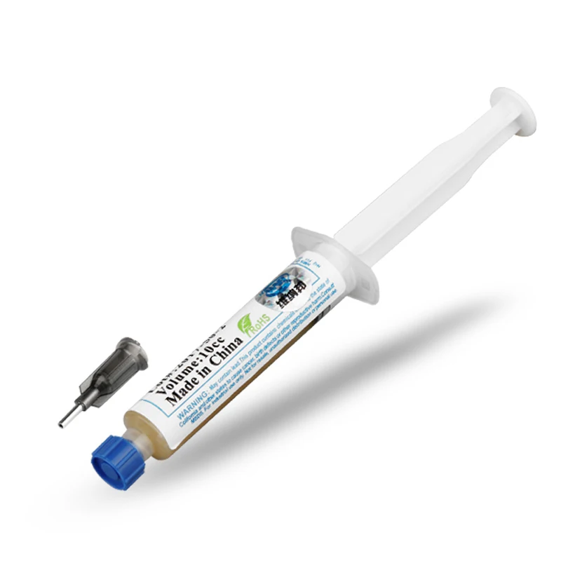 

10ML Lead-free BGA Solder Flux Paste No-clean Halogen free Welding Fluxes Grease for SMT SMD PCB Rework Repair Tools With Needle