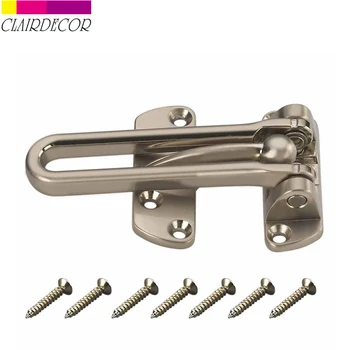 

Door Security Guard Zinc Alloy Hasp Latch Lock Door Chain Anti-theft Clasp Window Cabinet Locks For Home Hotel Security