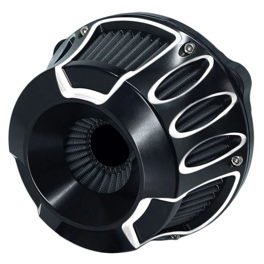 

Система Воздухозабора мотоцикла Venturi Filter Cnc Cut Cleaner Kit для Harley Touring Street Glide Touring Road Glide Softail Dyna