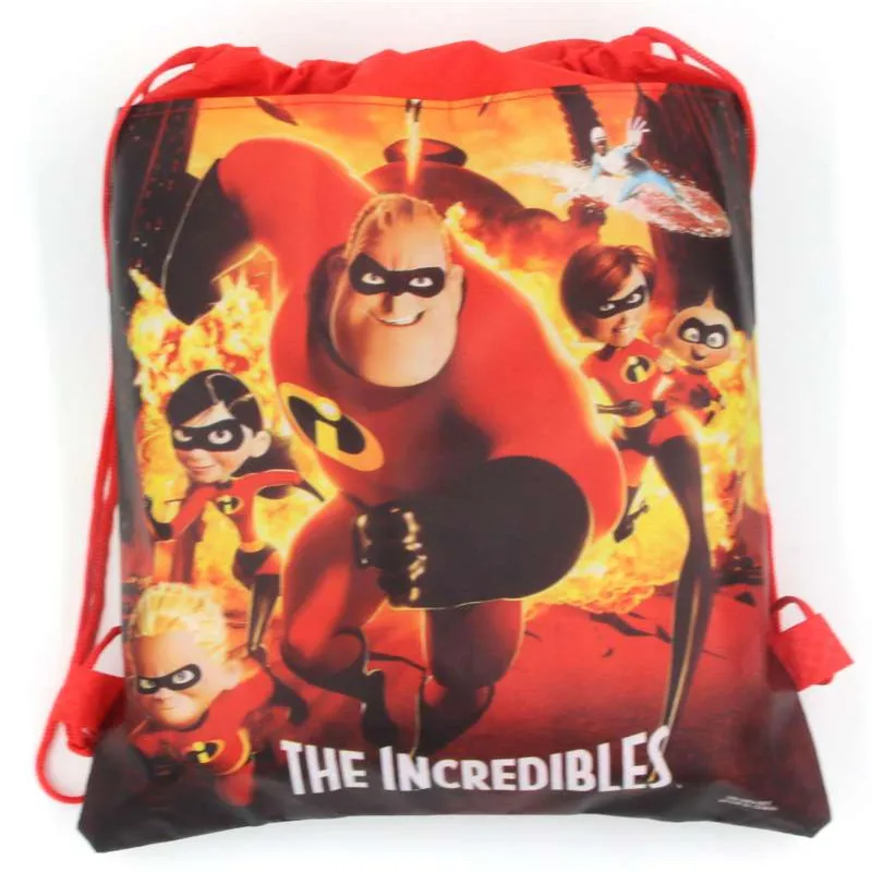thumbnail image 1 of 1 pieza Disney Cars Mickey Minnie Coco Sofia Frozen Six Princess Winnie Bolsa de compras no tejida Mochila con cordón Suministros para fiestas, 1 of 5