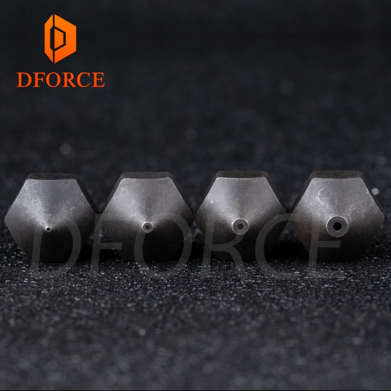 DFORCE CR-10S pro закаленная стальная насадка высокотемпературный принтер 1,75 мм j-головка cr10S PRO тепловой блок ender3 hotend Резьба m6