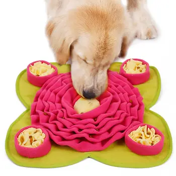 

Pet Dog Sniffing Mat Find Food Training Blanket Play Toys Dog Mat For Safe Slow Food Puzzle Sniffing Mat Pad Can Be Stitched