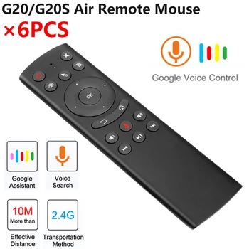 

[6PCS] G20/G20S Air Remote Mouse Voice Control 2.4G Wireless Android Google Voice Search IR Learning NANO USB Device Plug
