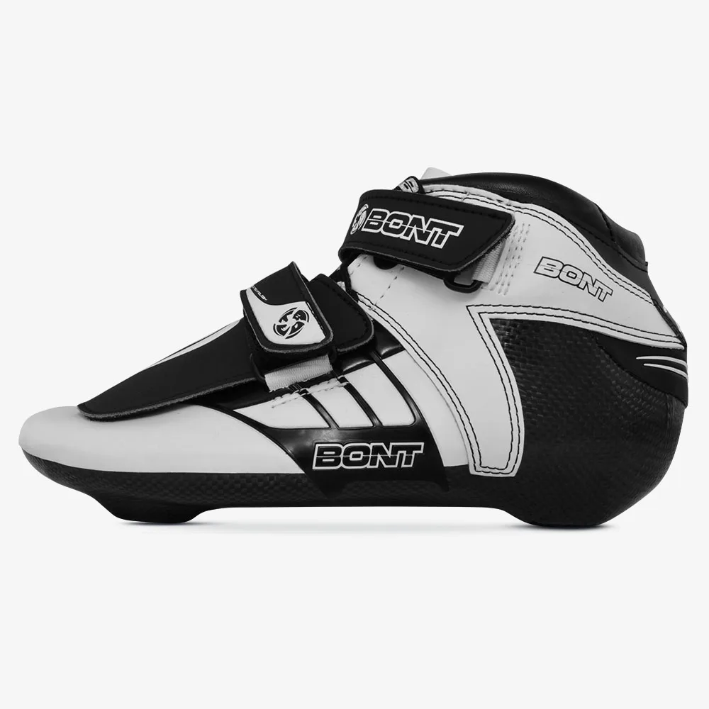 Оригинальные короткие трековые ботинки Bont ST Z boot speed ледовые роликовые коньки Heatmoldable Углеродные волокна Competetion гоночные ролики