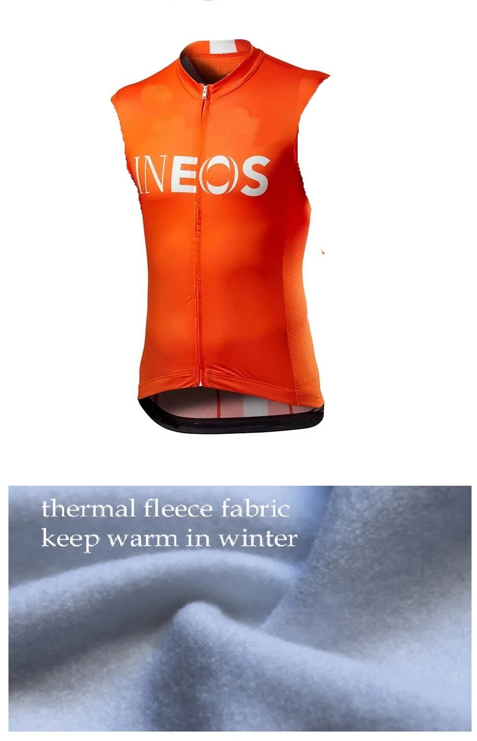 orange cycling vest