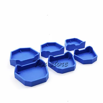 

6pcs / set 3 size dental base model dental set mold plaster denture base dental tray antique laboratory oral care hygiene kit